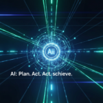 A futuristic digital illustration showing an abstract AI core with interconnected lines and nodes, symbolizing autonomous planning and action, representing 'What is Agentic AI? The Next Frontier Beyond Generative AI'.